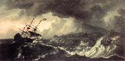 BACKHUYSEN, Ludolf Ships Running Aground in a Storm  hh China oil painting reproduction
